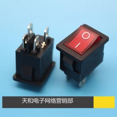 KCD1 4脚2档 带灯 XW-601B