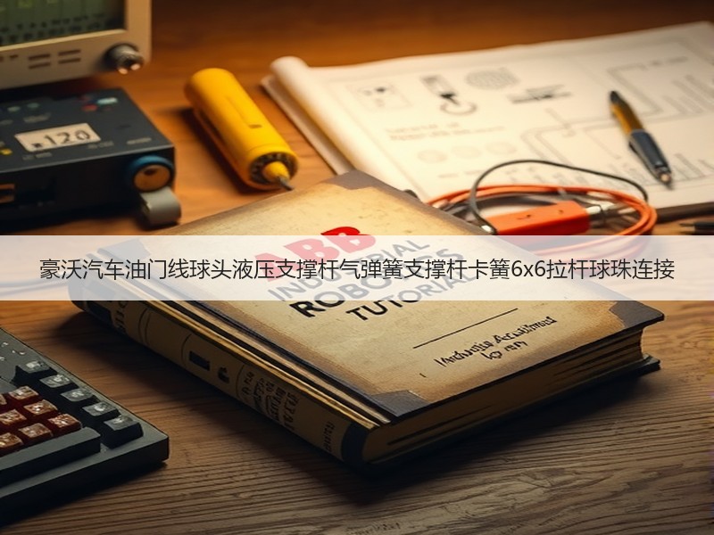 豪沃汽车油门线球头液压支撑杆气弹簧支撑杆卡簧6x6拉杆球珠连接