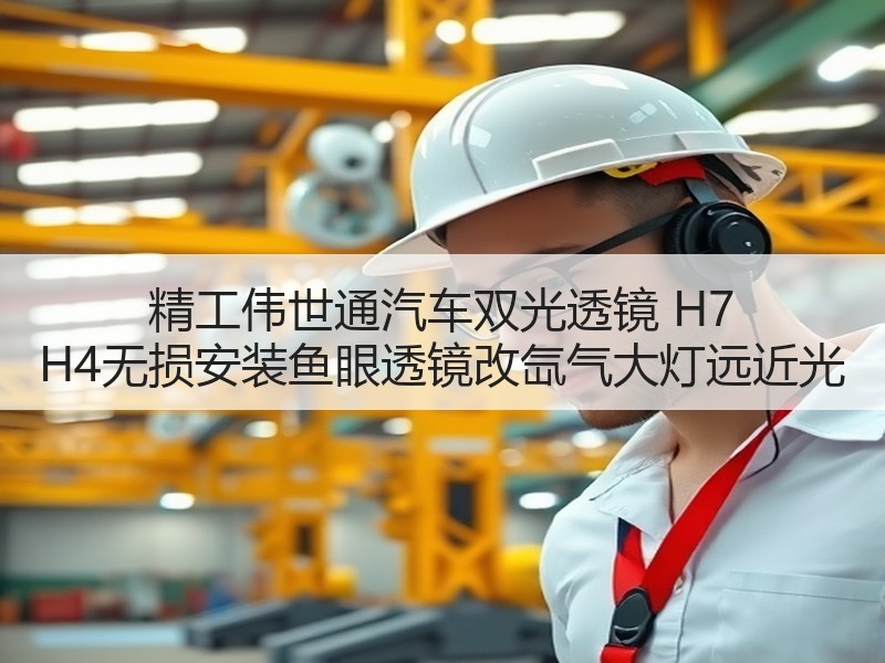 精工伟世通汽车双光透镜 H7 H4无损安装鱼眼透镜改氙气大灯远近光