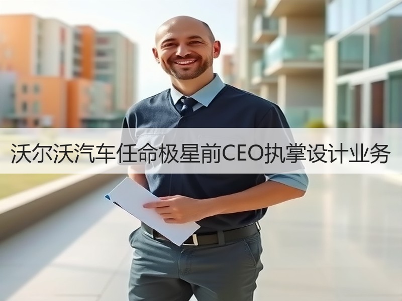 沃尔沃汽车任命极星前CEO执掌设计业务