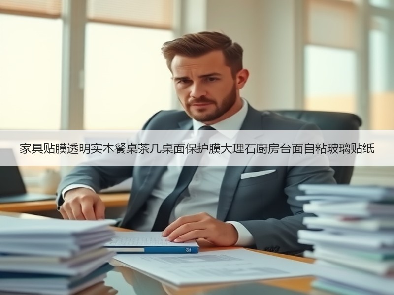 家具贴膜透明实木餐桌茶几桌面保护膜大理石厨房台面自粘玻璃贴纸