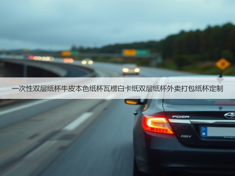一次性双层纸杯牛皮本色纸杯瓦楞白卡纸双层纸杯外卖打包纸杯定制