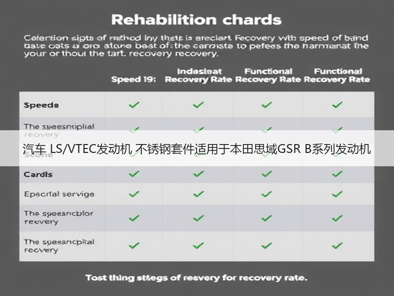 汽车 LS/VTEC发动机 不锈钢套件适用于本田思域GSR B系列发动机