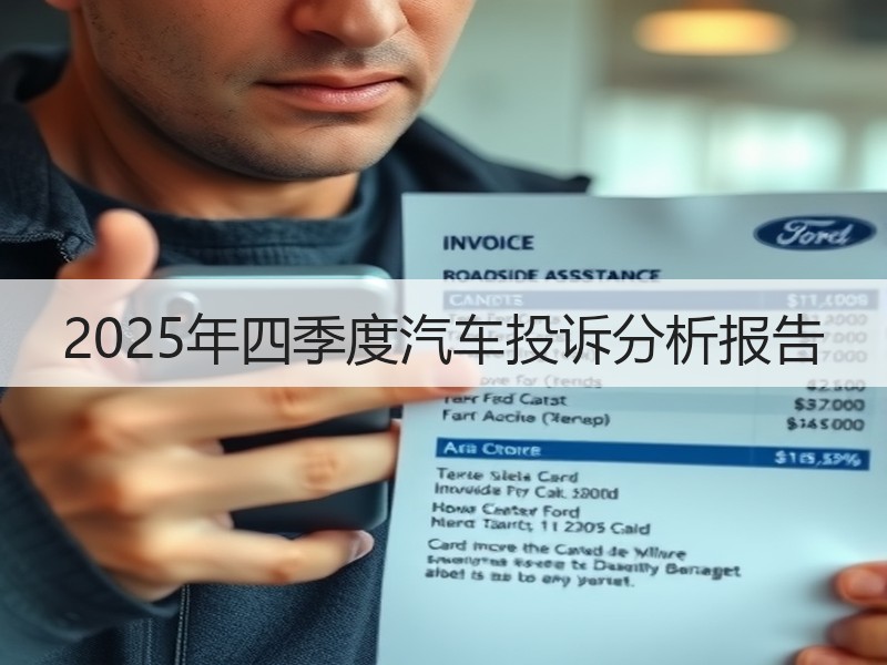 2025年四季度汽车投诉分析报告