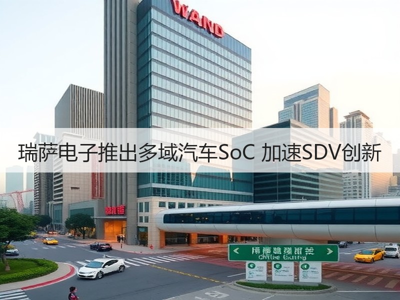 瑞萨电子推出多域汽车SoC 加速SDV创新