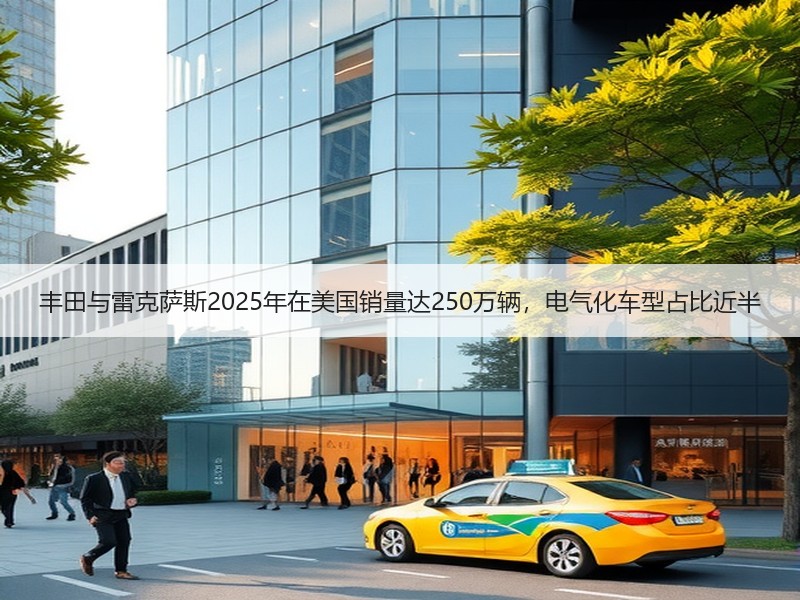 丰田与雷克萨斯2025年在美国销量达250万辆，电气化车型占比近半