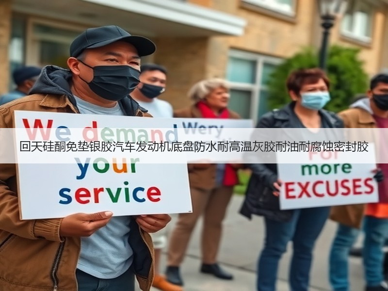 回天硅酮免垫银胶汽车发动机底盘防水耐高温灰胶耐油耐腐蚀密封胶