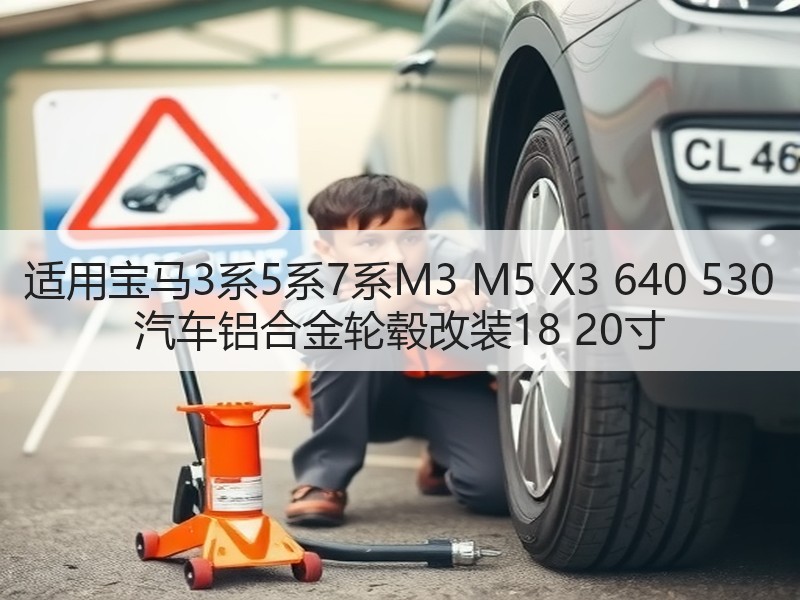 适用宝马3系5系7系M3 M5 X3 640 530 汽车铝合金轮毂改装18 20寸