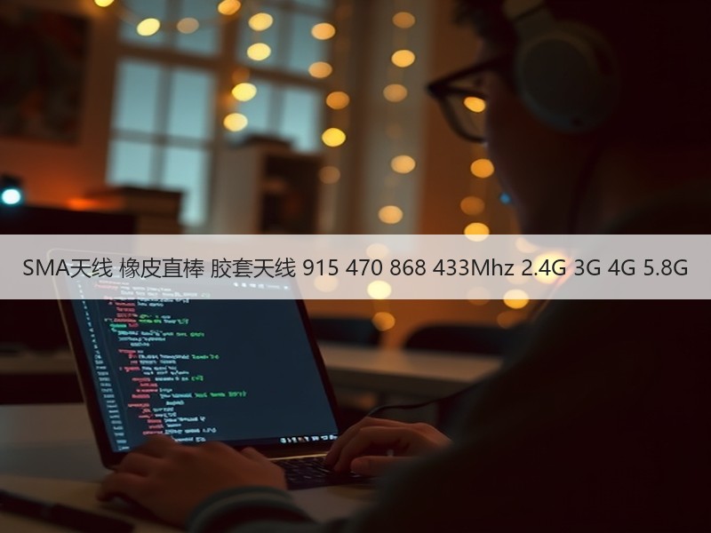 SMA天线 橡皮直棒 胶套天线 915 470 868 433Mhz 2.4G 3G 4G 5.8G