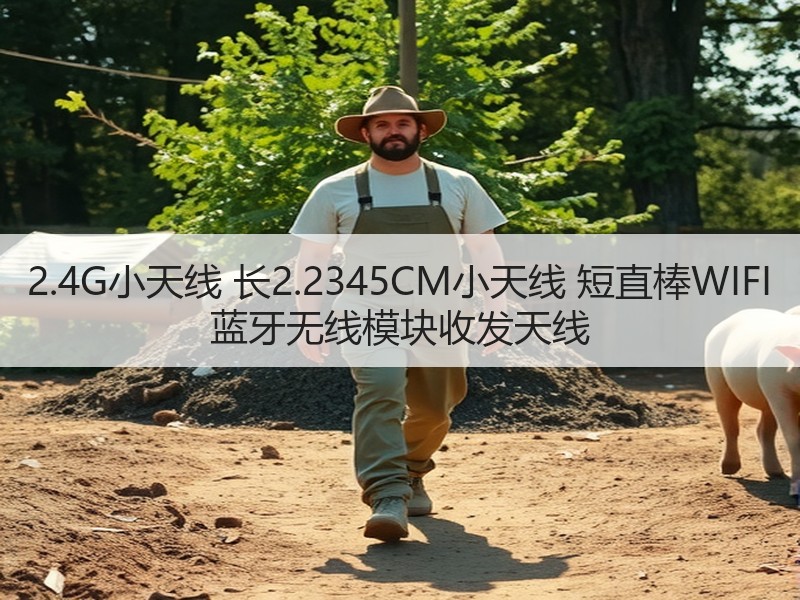 2.4G小天线 长2.2345CM小天线 短直棒WIFI 蓝牙无线模块收发天线