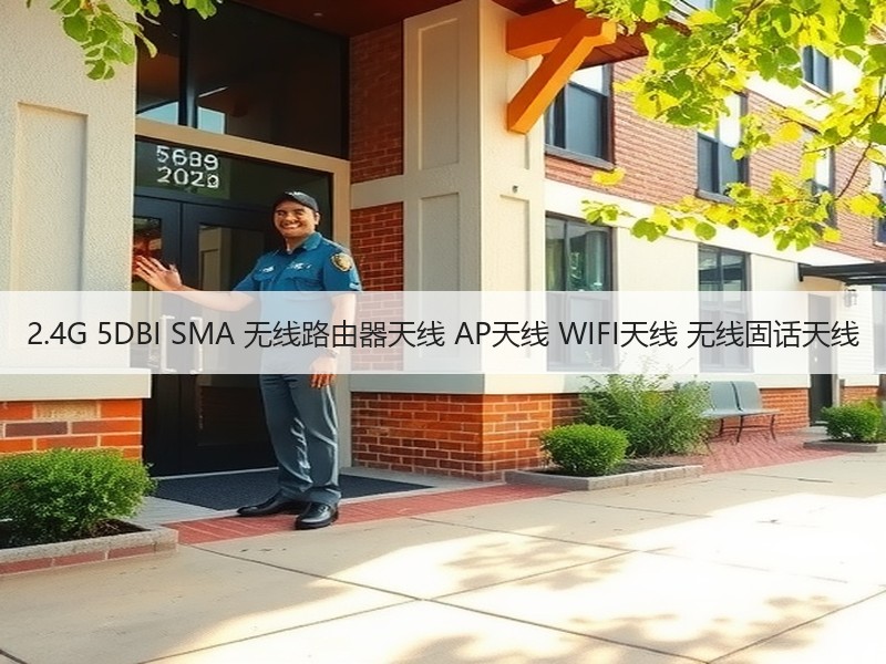 2.4G 5DBI SMA 无线路由器天线 AP天线 WIFI天线 无线固话天线