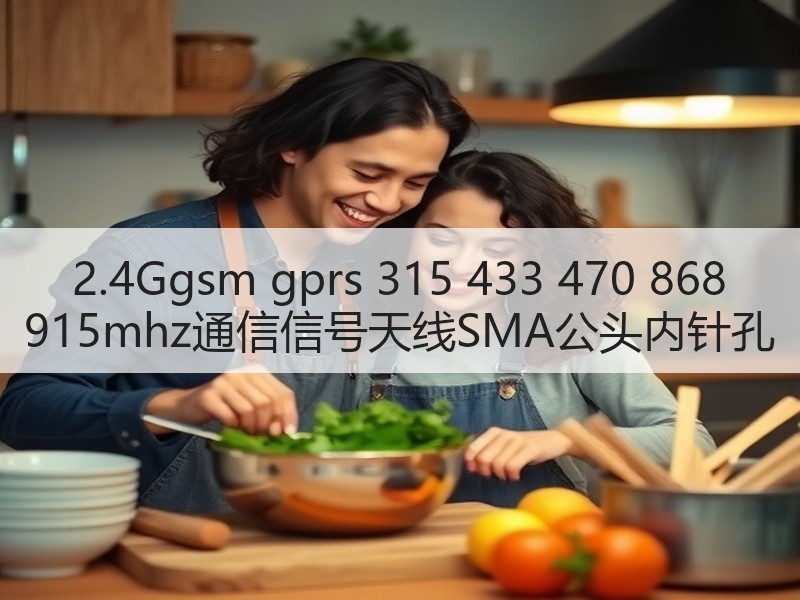 2.4Ggsm gprs 315 433 470 868 915mhz通信信号天线SMA公头内针孔