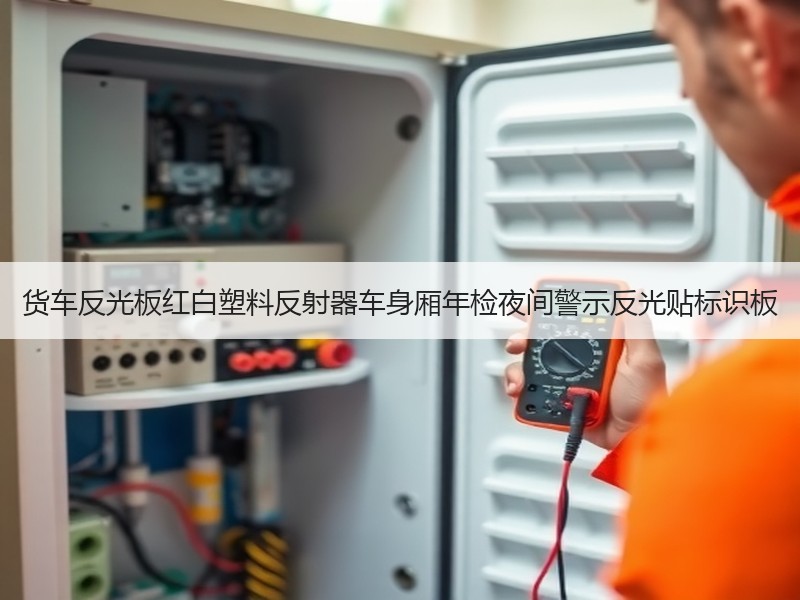 货车反光板红白塑料反射器车身厢年检夜间警示反光贴标识板
