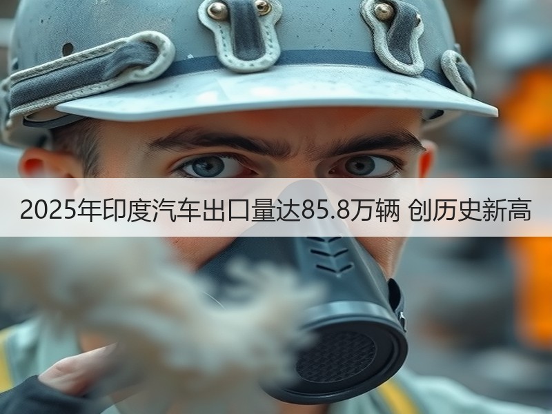 2025年印度汽车出口量达85.8万辆 创历史新高