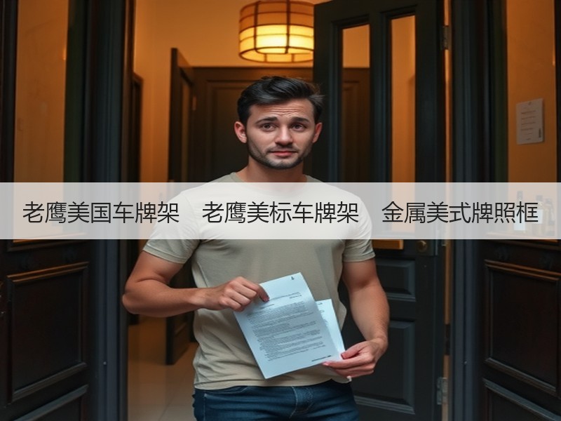 老鹰美国车牌架　老鹰美标车牌架　金属美式牌照框