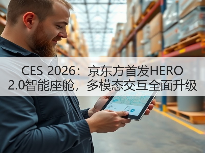 CES 2026：京东方首发HERO 2.0智能座舱，多模态交互全面升级