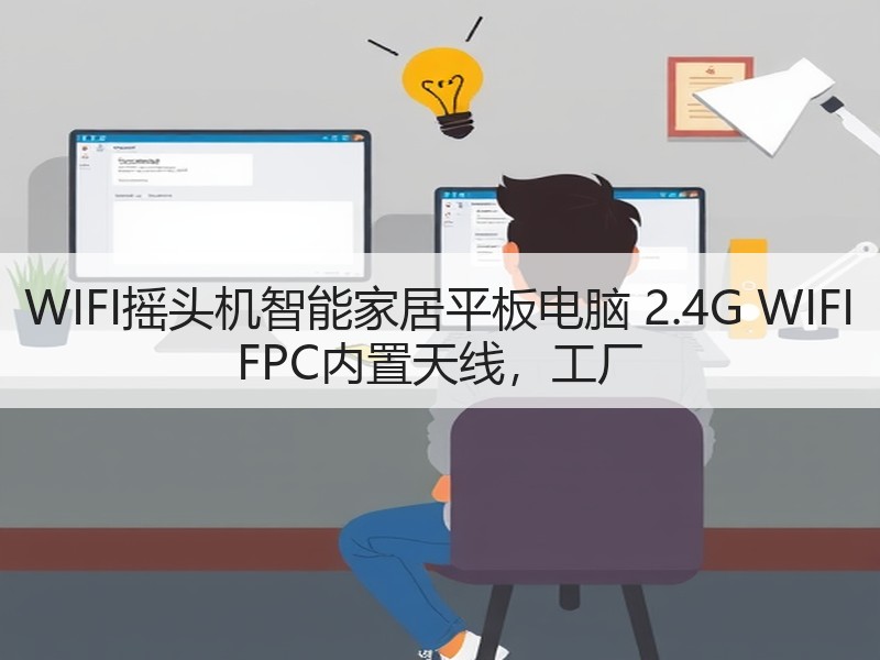 WIFI摇头机智能家居平板电脑 2.4G WIFI FPC内置天线，工厂