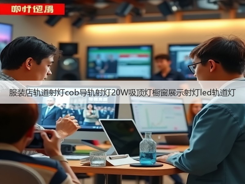 服装店轨道射灯cob导轨射灯20W吸顶灯橱窗展示射灯led轨道灯