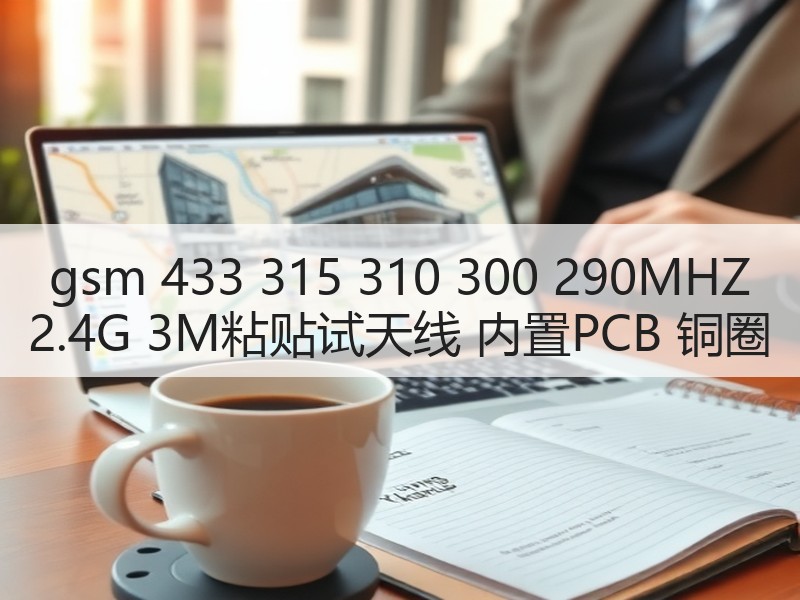 gsm 433 315 310 300 290MHZ 2.4G 3M粘贴试天线 内置PCB 铜圈