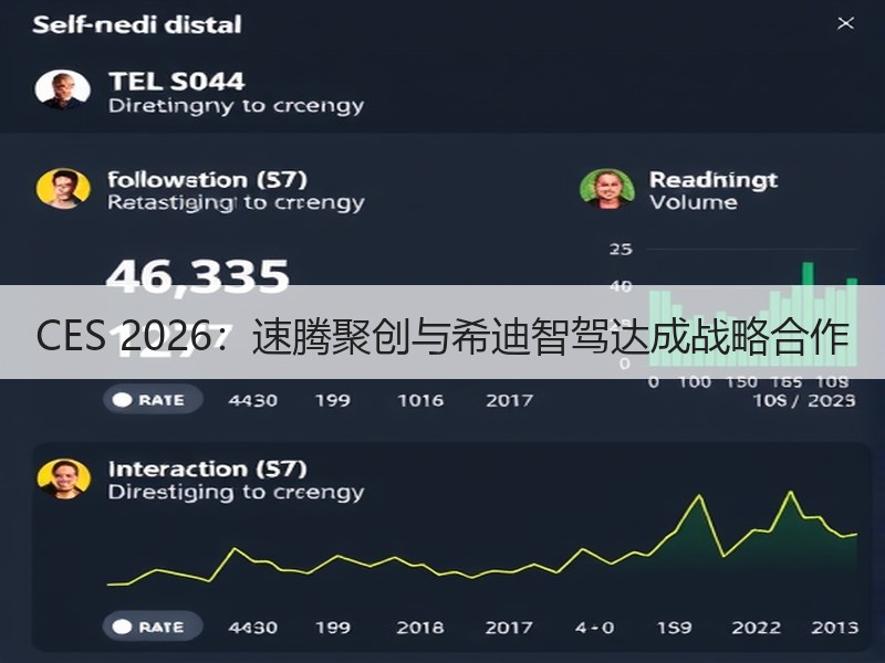 CES 2026：速腾聚创与希迪智驾达成战略合作